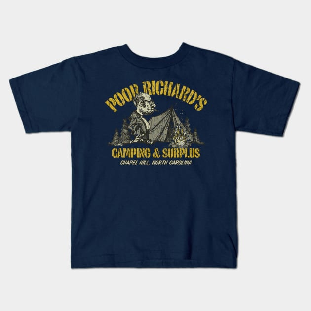 Poor Richard’s Camping & Surplus 1968 Kids T-Shirt by JCD666